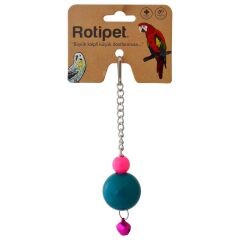 Rotipet Şekilli Plastik Toplu Sarkaç Kuş Oyuncağı