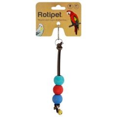 Rotipet Kuş Oyuncağı Derili Sarkaç