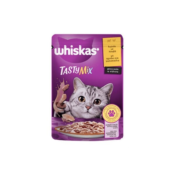 Whiskas TastyMix Kuzu Ve Hindili Yetişkin 85GrX 12 adet