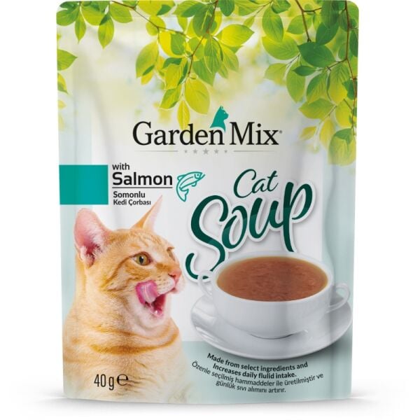 Garden Mıx Somonlu Kedı Çorbası 40 gr
