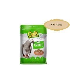 Quik Papağan Yemi 750 gr x 6 Adet
