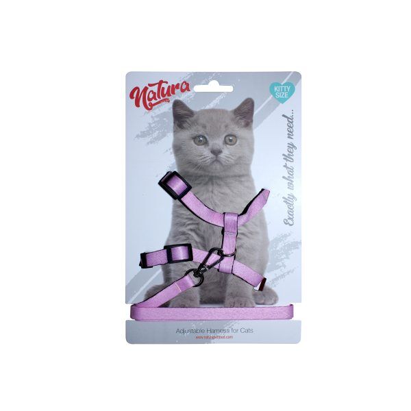 Natura Yavru Kedi Bel Tasması  - Pembe