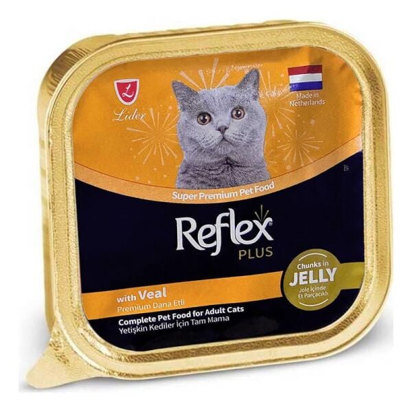 Ref.Plus Alut.Jöle İçin.Et Parç.Dana Et.85 Gr Kedi  Rfk-71