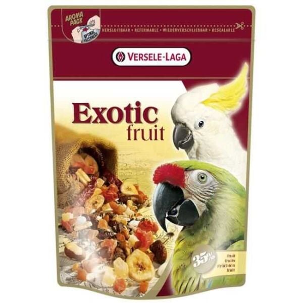 Verselelaga Exotic Fruit Papağan için Kurutulmuş Meyveler 600 Gr