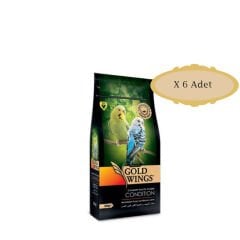 Gold Wings Premium Muhabbet Kondisyon Yemi 200 Gr X 6 Adet