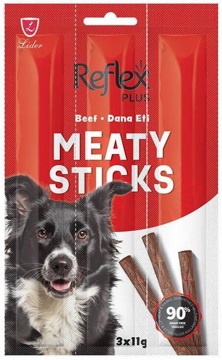 Reflex Biftekli Köpek Ödül Çubuğu 11 Gr 3 Adet