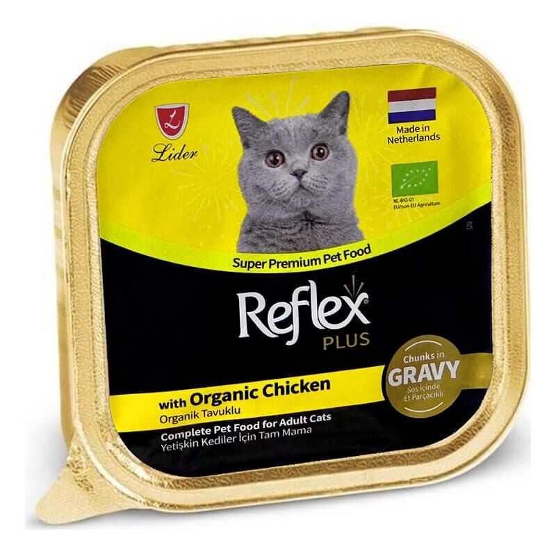 Reflex Plus Alutray Sos İçin.Et Parç. Org.Tav.Kedi 85 Gr Rfk-72