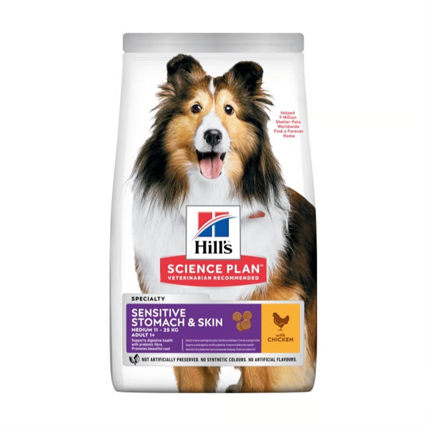 Hills Sensitive Skin Tavuklu Yetişkin Köpek Maması 2.5 Kg