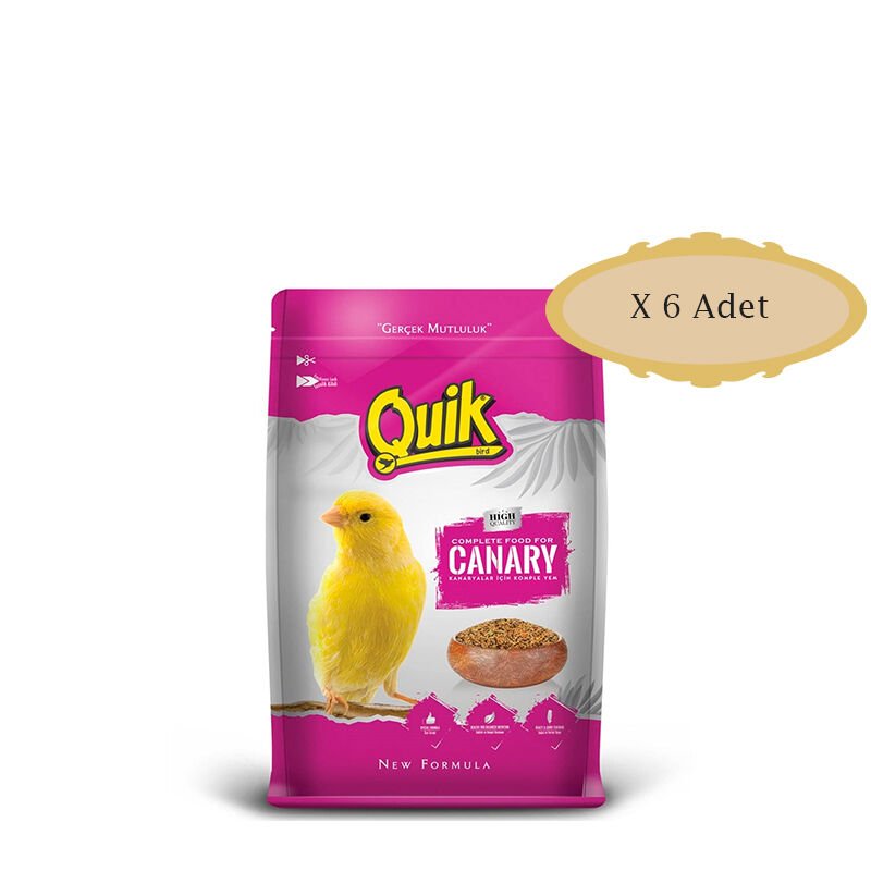 Quik Kanarya Yemi 500 gr x 6 Adet