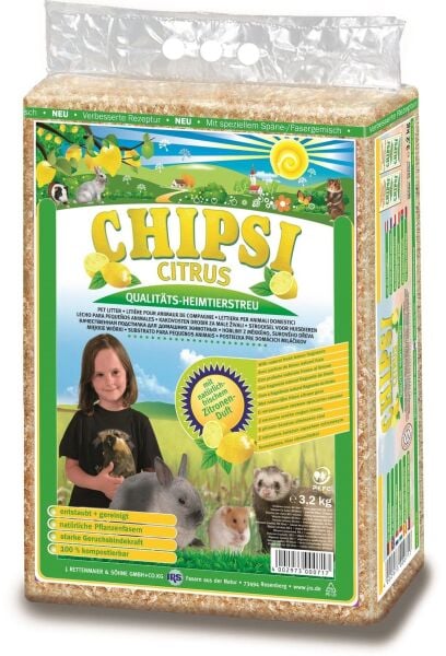 Chipsi Limonlu Kemirgen Talaşı 60 Lt
