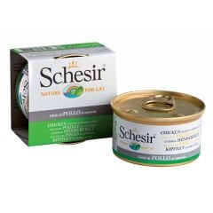 Schesir Naturel Brine Doğal Tavuk Etli Kedi Konservesi 85 gr