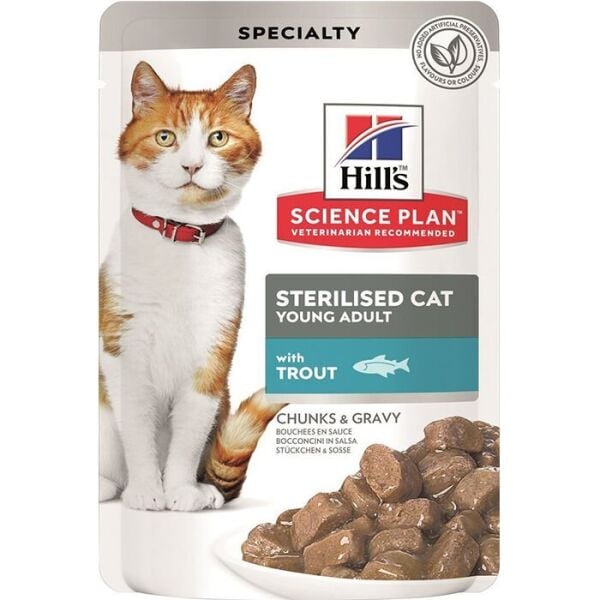 Hills Sterilised Alabalık Konserve 85g 12 Adet