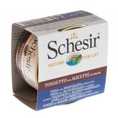 Schesir Naturel Brine Doğal Ton ve Ringa B. Pirinçli Kedi Konservesi 85 gr