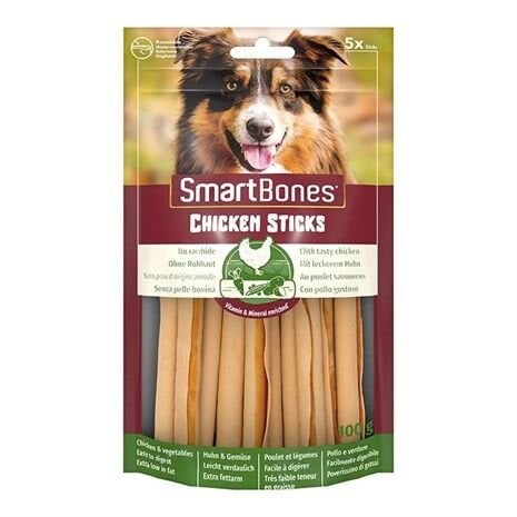 SmartBones Tavuklu Stick Köpek Ödülü 5'li 100 Gr