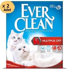 Ever Clean Multiple Cat Doğal Kedi Kumu 10 Lt x 2