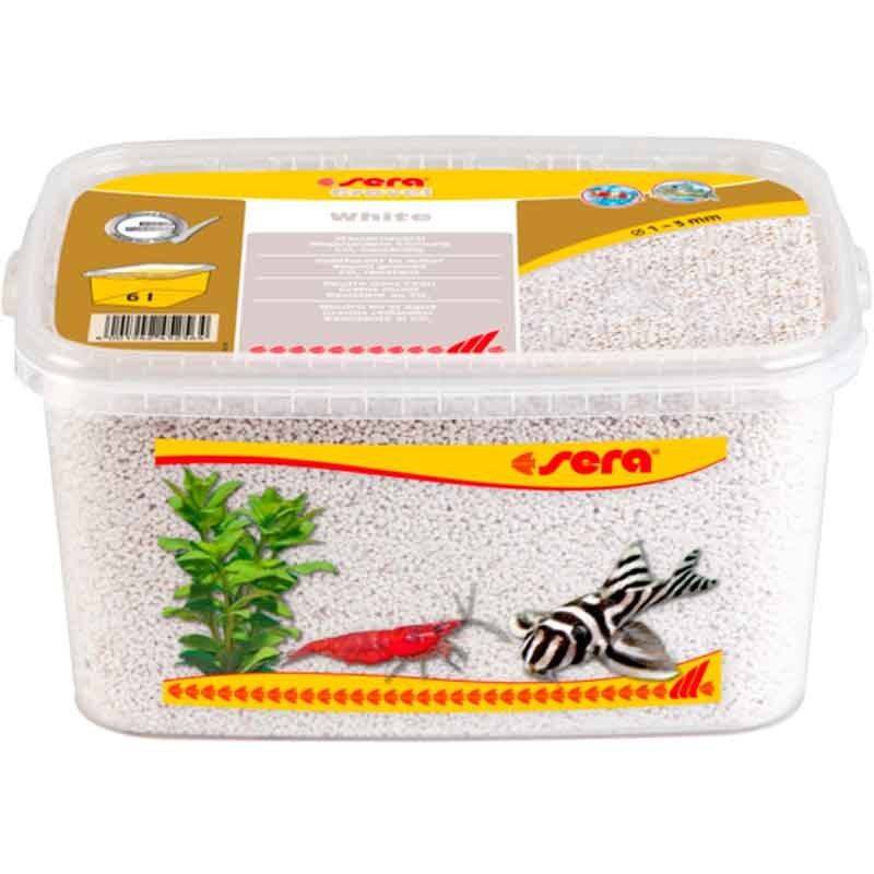 Sera Gravel Akvaryum Kumu Beyaz 1-3 mm 6 Lt