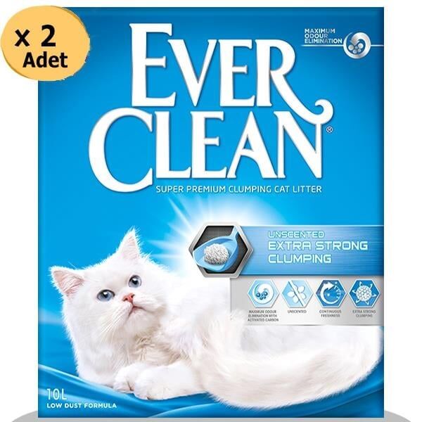 Ever Clean Ekstra Güçlü Kokusuz Doğal Kedi Kumu 10