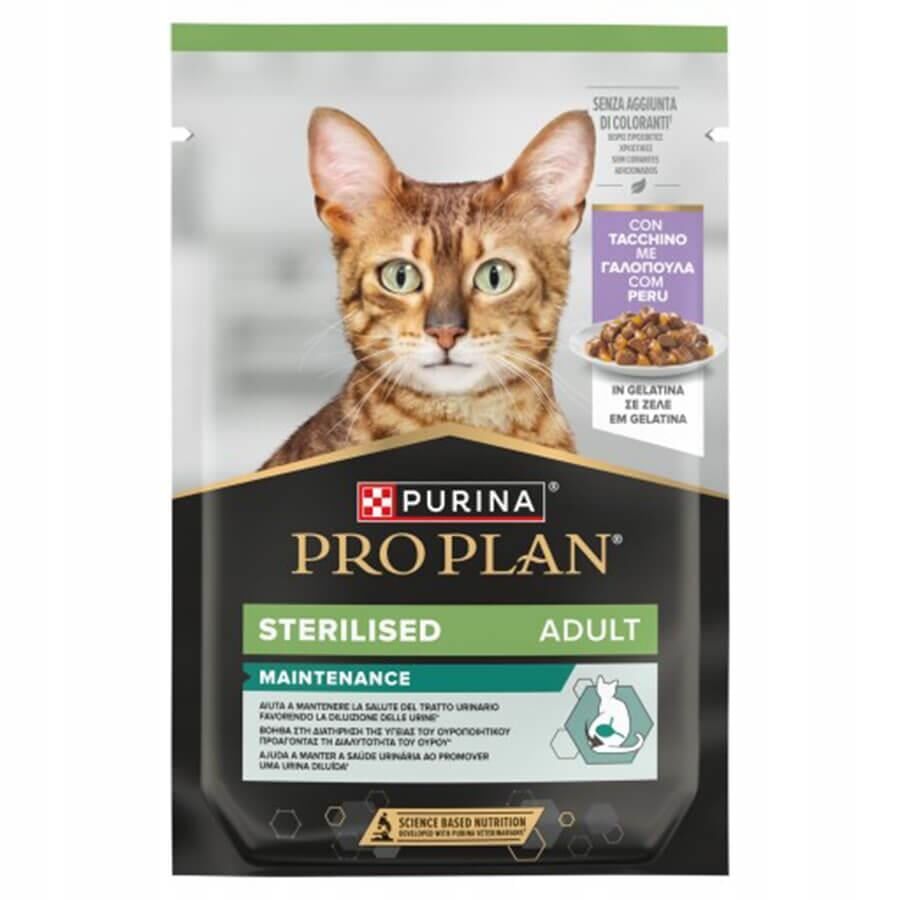 Proplan Sterilised Hindili Pouch Kedi Konservesi 85 Gr