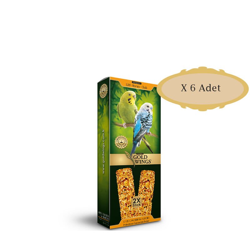 Gold Wings Premium Ballı Muhabbet Krakeri 2 li X 6 Adet