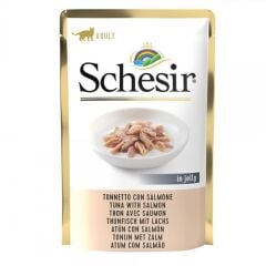 Schesır Cat 100 Gr Kedi Konserve Ton Balıklı Ve Somonlu