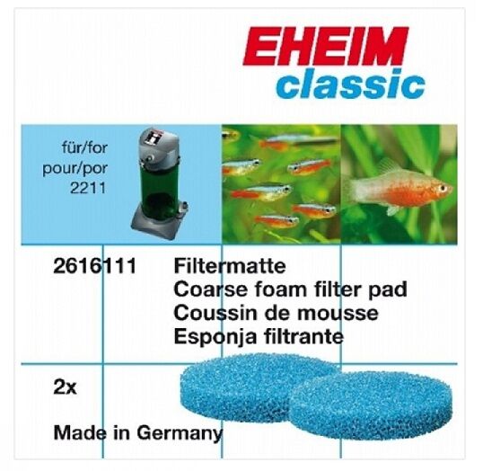 Eheim 2211 Filtre Süngeri Mavi 2Li