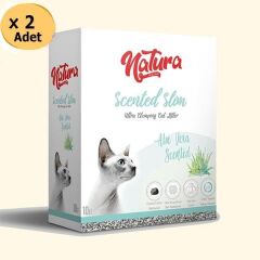 Natura Scented Slim Cat Litter 10 lt x 2
