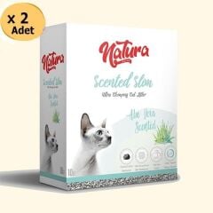 Natura Scented Slim Cat Litter 10 lt x 2