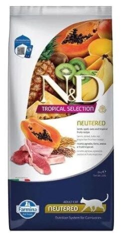 N&D Adult Cat Tropıcal Selectıon Lamb Neutered 10 Kg