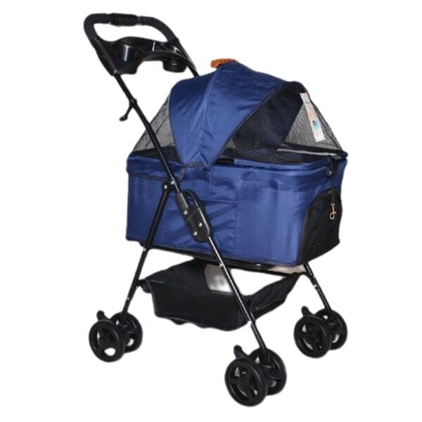 Zampa Verstappen Kedi & Köpek Arabası Lacivert, 45x64x96cm SP02F-N