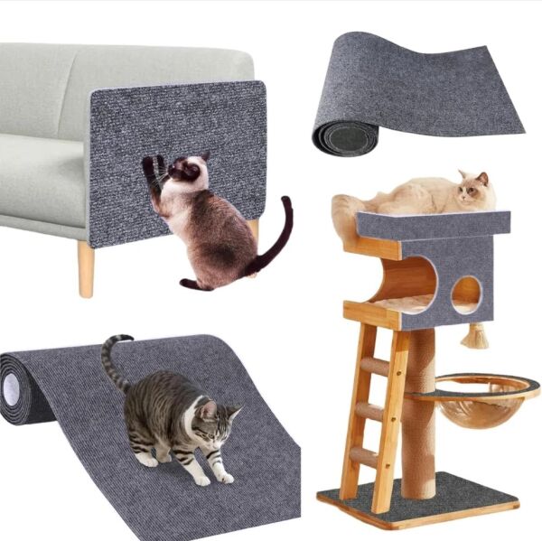 Yapışkanlı Kedi Tırmalama Halısı  100x30 CM