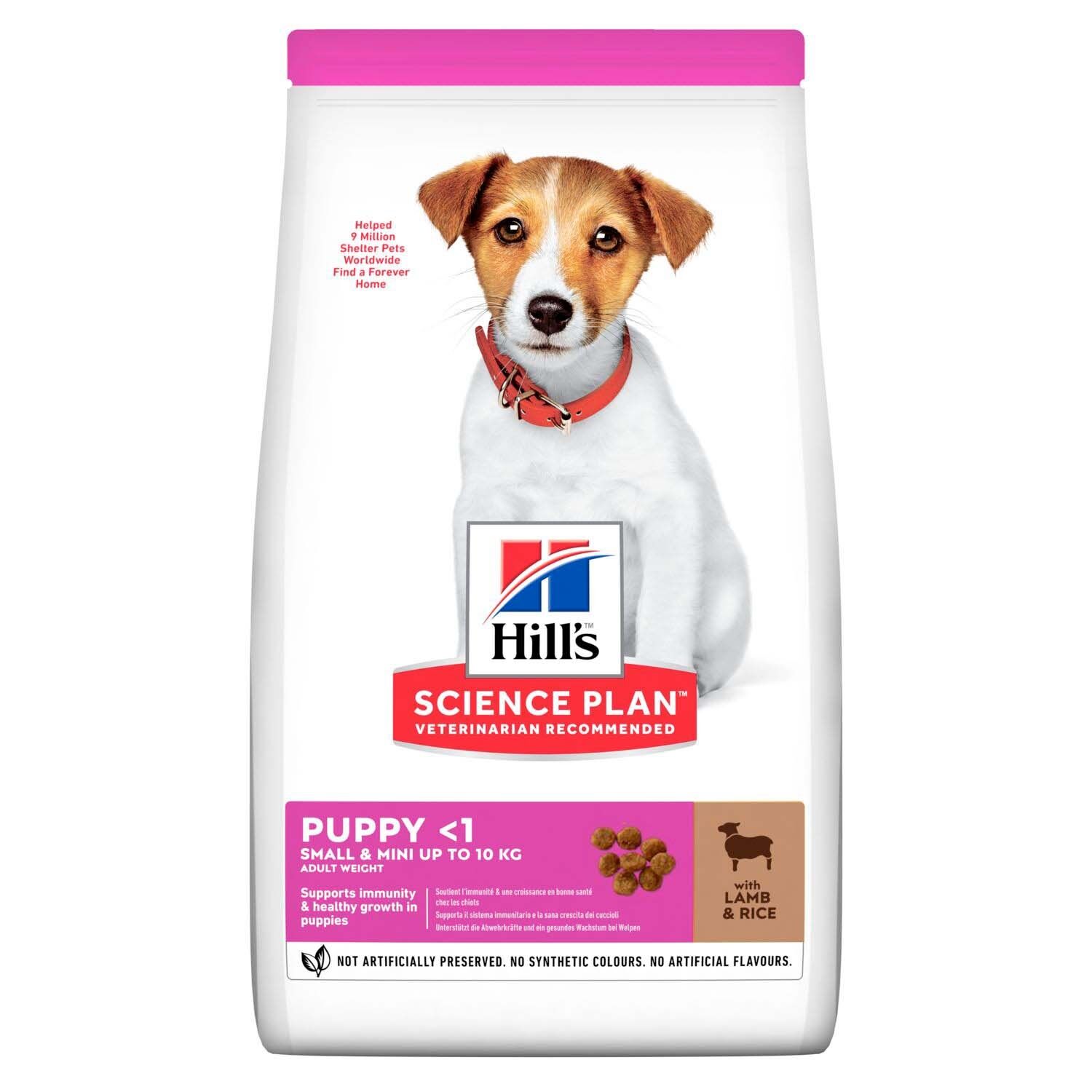 Hills Mini Irk Kuzulu ve Pirinçli Yavru Köpek Maması 3 Kg