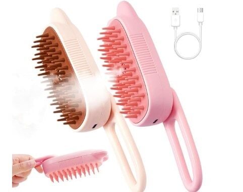 Zampa Kedi Tasarımlı Saplı Buharlı Kedi Tarağı