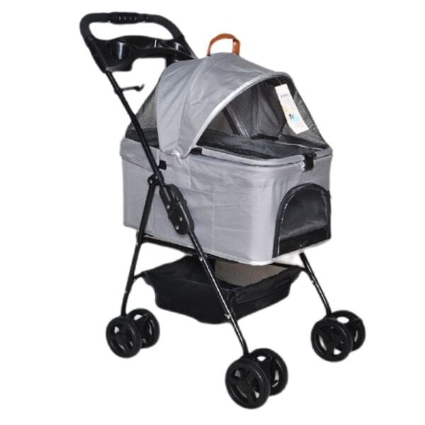 Zampa Verstappen Kedi & Köpek Arabası Gri, 45x64x96cm SP02F-G