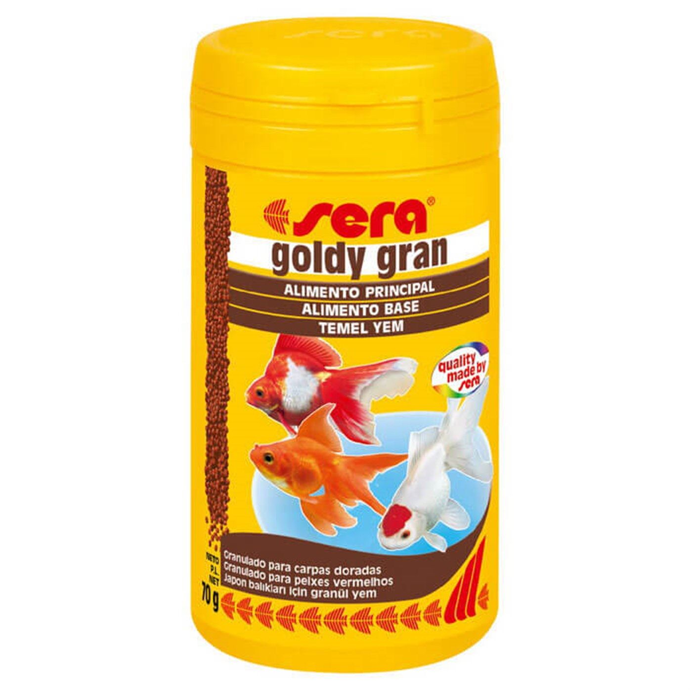 Sera Goldy Gran Japon ve Soğuksu Balıkları için Granür Yem 250 ml
