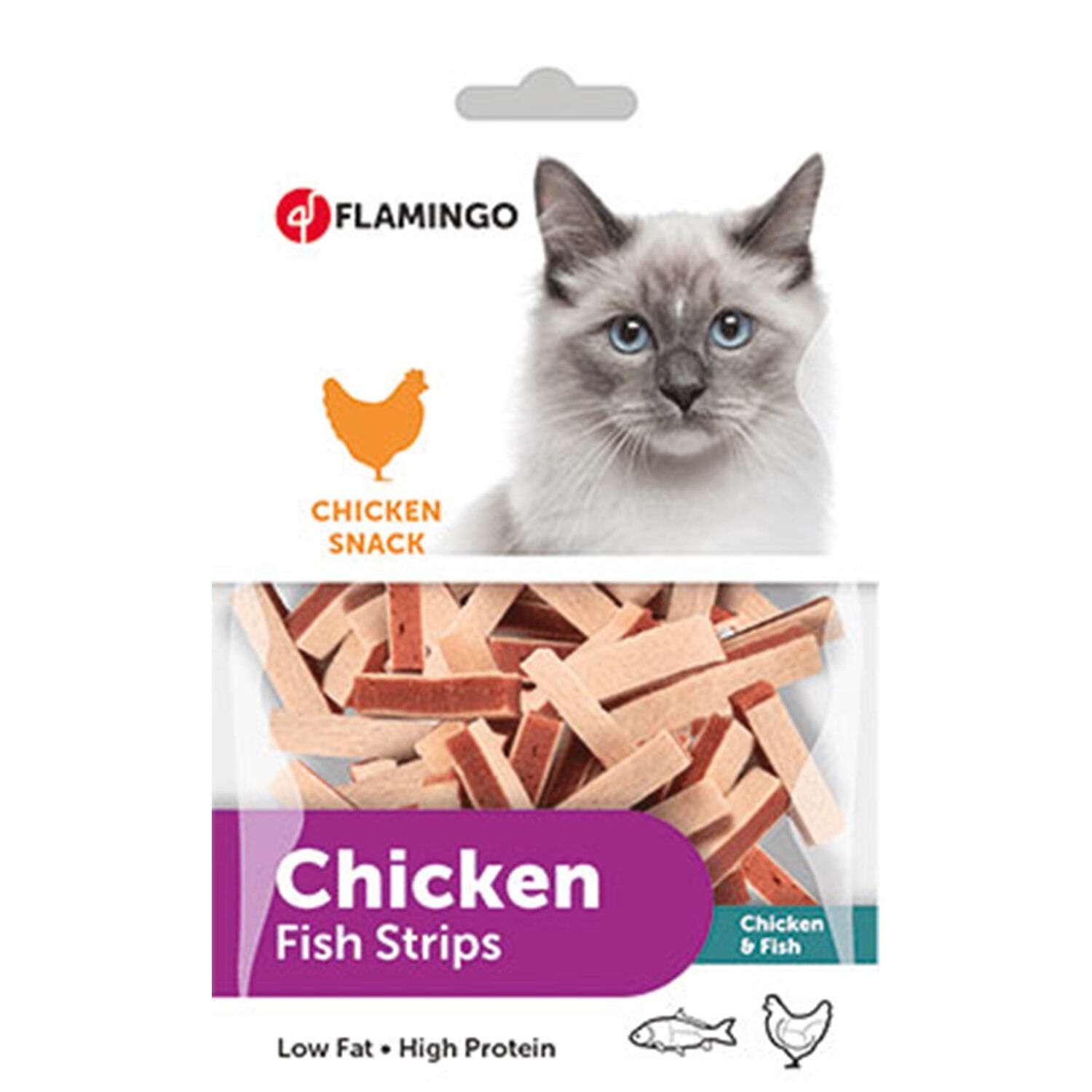 Flamingo Chick n Balık Sandviç Kedi Ödülü 85 gr