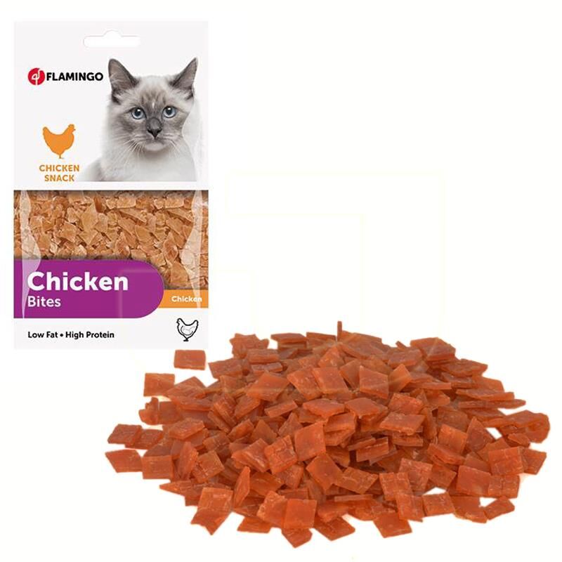 Flamingo Chick n Bites Tavuk Parçaları Kedi Ödülü 85 gr