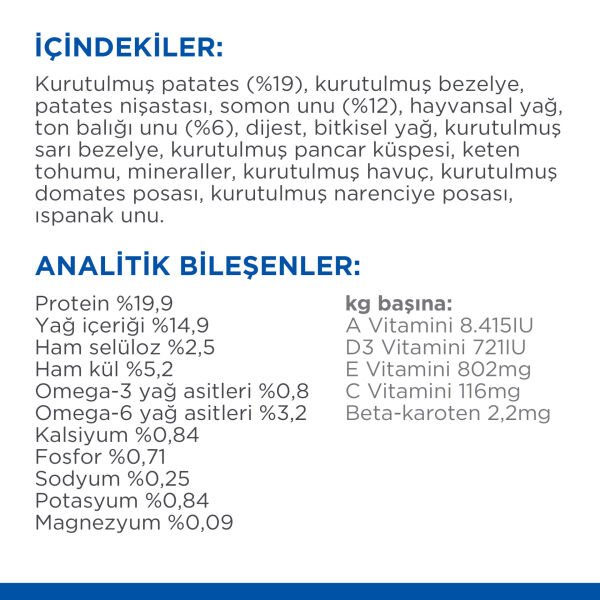 Hill's Hypoallergenic Yetişkin Orta Irk Somonlu Köpek Maması  12 Kg