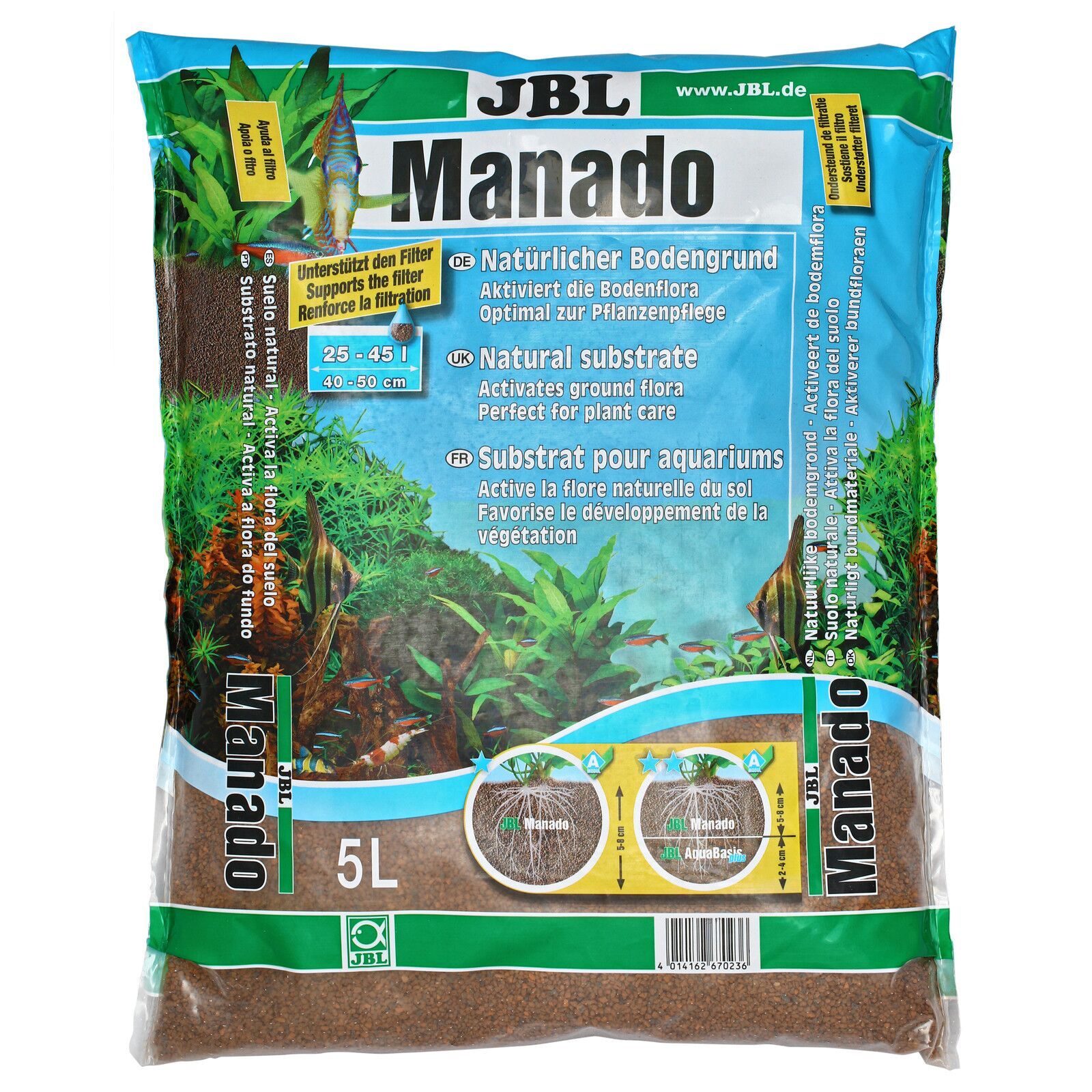 Jbl Manado Akvaryum Bitki Kumu 5 lt