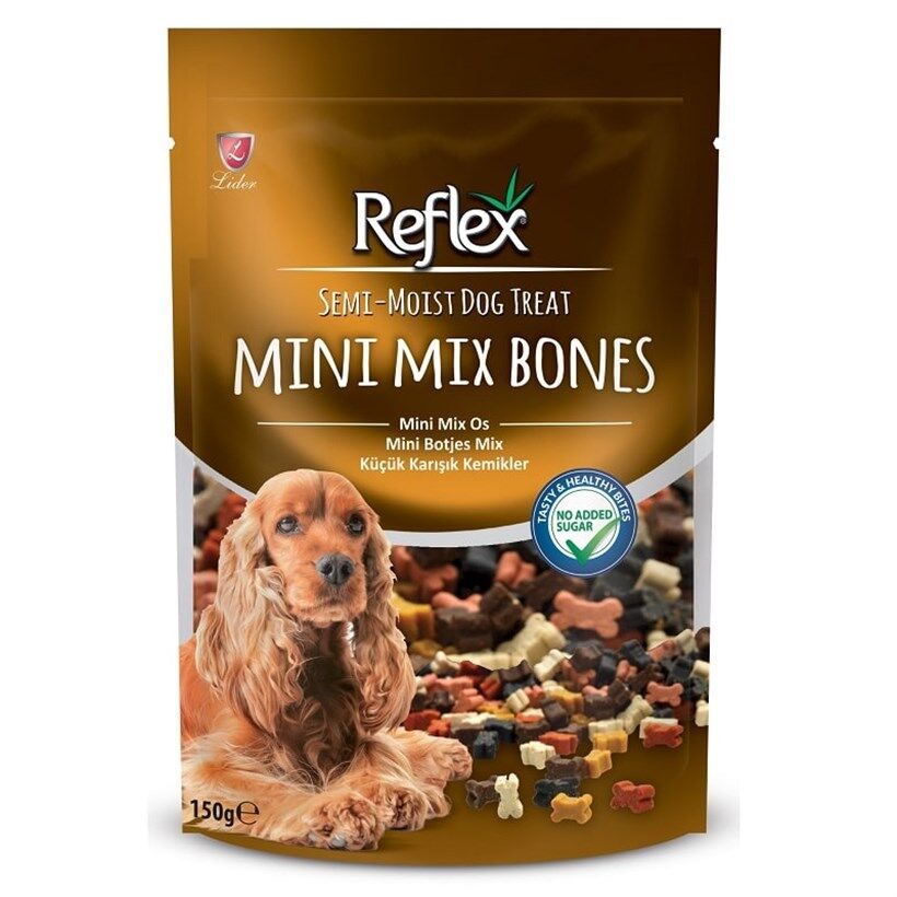 Reflex Semi-Moist Mini Mix Bones Yarı Islak Köpek Ödül Maması 150 Gr