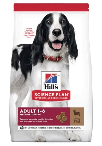 Hill's SCIENCE PLAN Kuzulu Orta Irk Yetişkin Köpek Maması 14 Kg