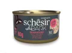 Schesir After Dark Pate Tavuklu ve Sığır Etli Kedi Konservesi 80gr