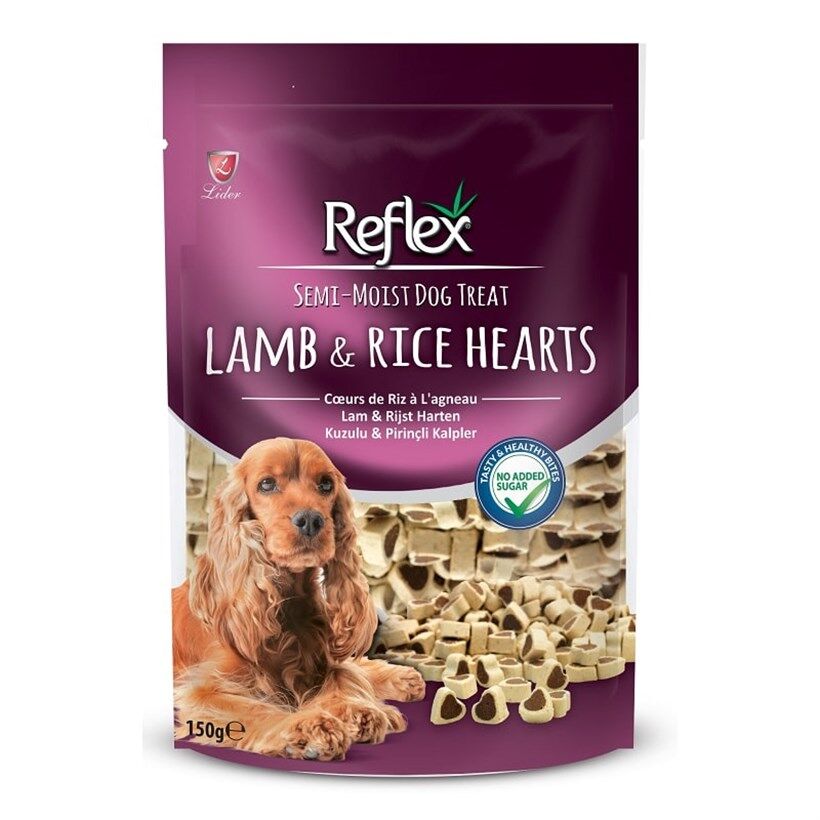 Reflex Semi-Moist Hearts Treats Kuzulu Köpek Ödül Maması 150 Gr