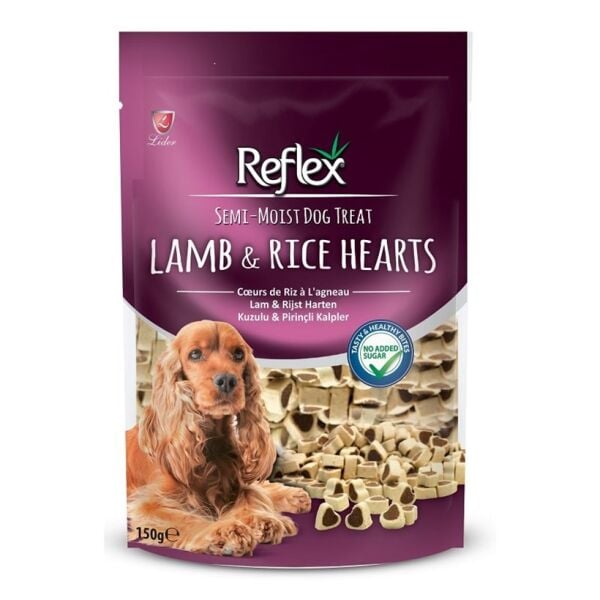 Reflex Semi-Moist Hearts Treats Kuzulu Köpek Ödül Maması 150 Gr