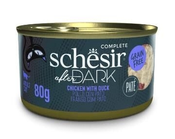 Schesir After Dark Pate Tavuklu ve Ördekli Kedi Konservesi 80gr