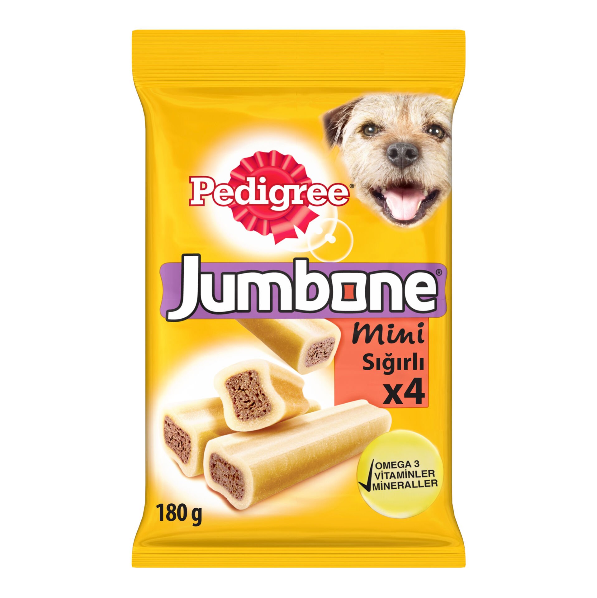 Pedigree Jumbone Mini Köpek Ödül Kemiği 4 lü Paket 160 gr