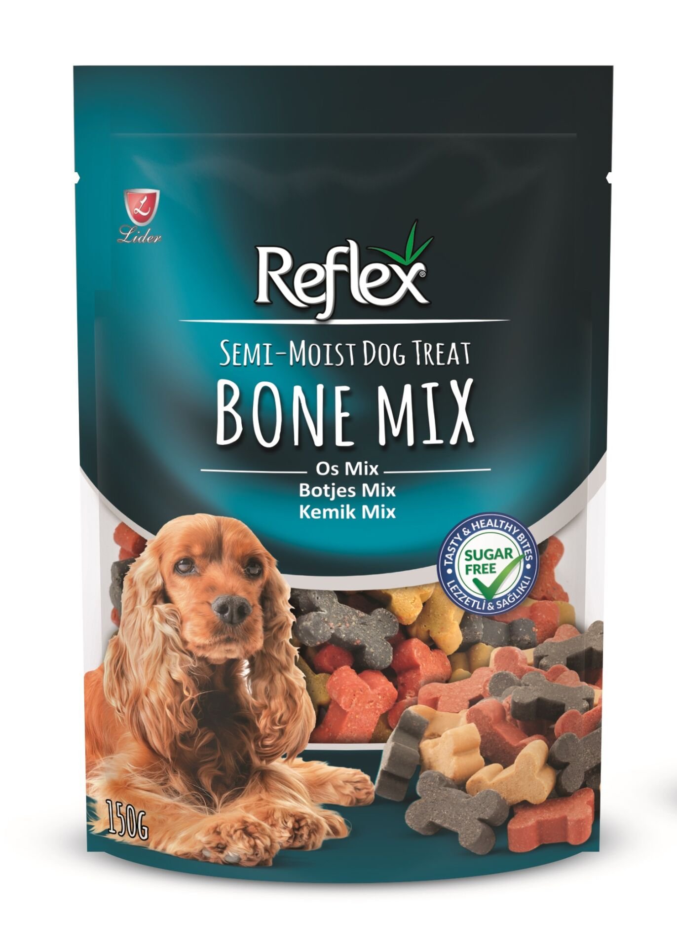 Reflex Semi-Moist Yumuşak Kemik Mix Köpek Ödülü 150 gr