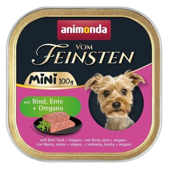 Animonda Dana ve Ördek Etli Yetişkin Mini Irk Köpek Konservesi 100 GR