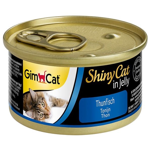Gimcat ShinyCat Jel İçinde Ton Balıklı Kedi Konservesi 70 gr