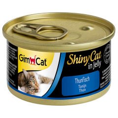 Gimcat ShinyCat Jel İçinde Ton Balıklı Kedi Konservesi 70 gr