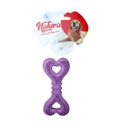 Natura Plastik Kalp Kemik Köpek Oyuncak 12,5 Cm